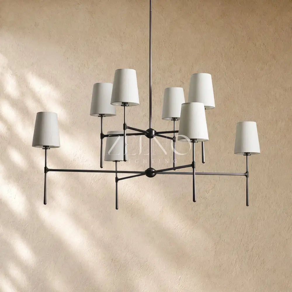Rhodesy 2-Tier Round Chandelier - Zelno