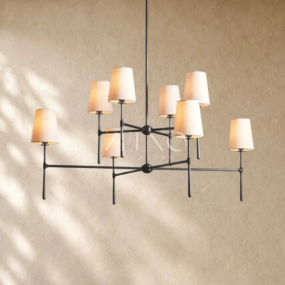 Rhodesy 2-Tier Round Chandelier - Zelno