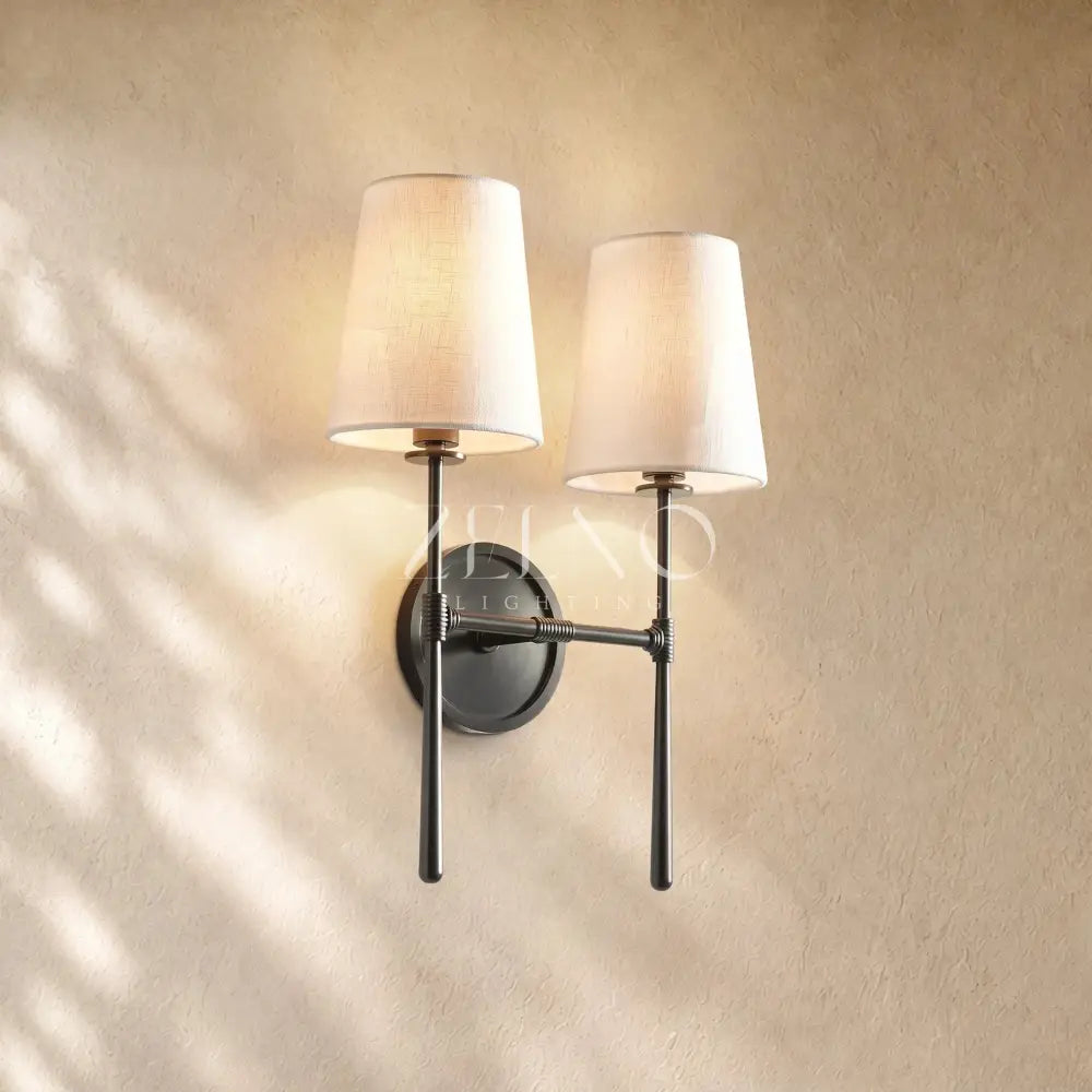 Rhodesy Double Sconce - Zelno