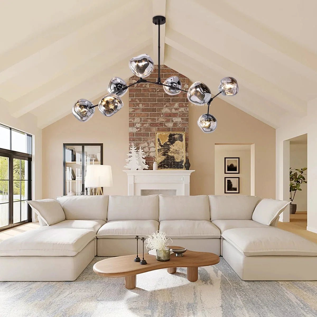 Rhome II Chandelier - Zelno Lighting