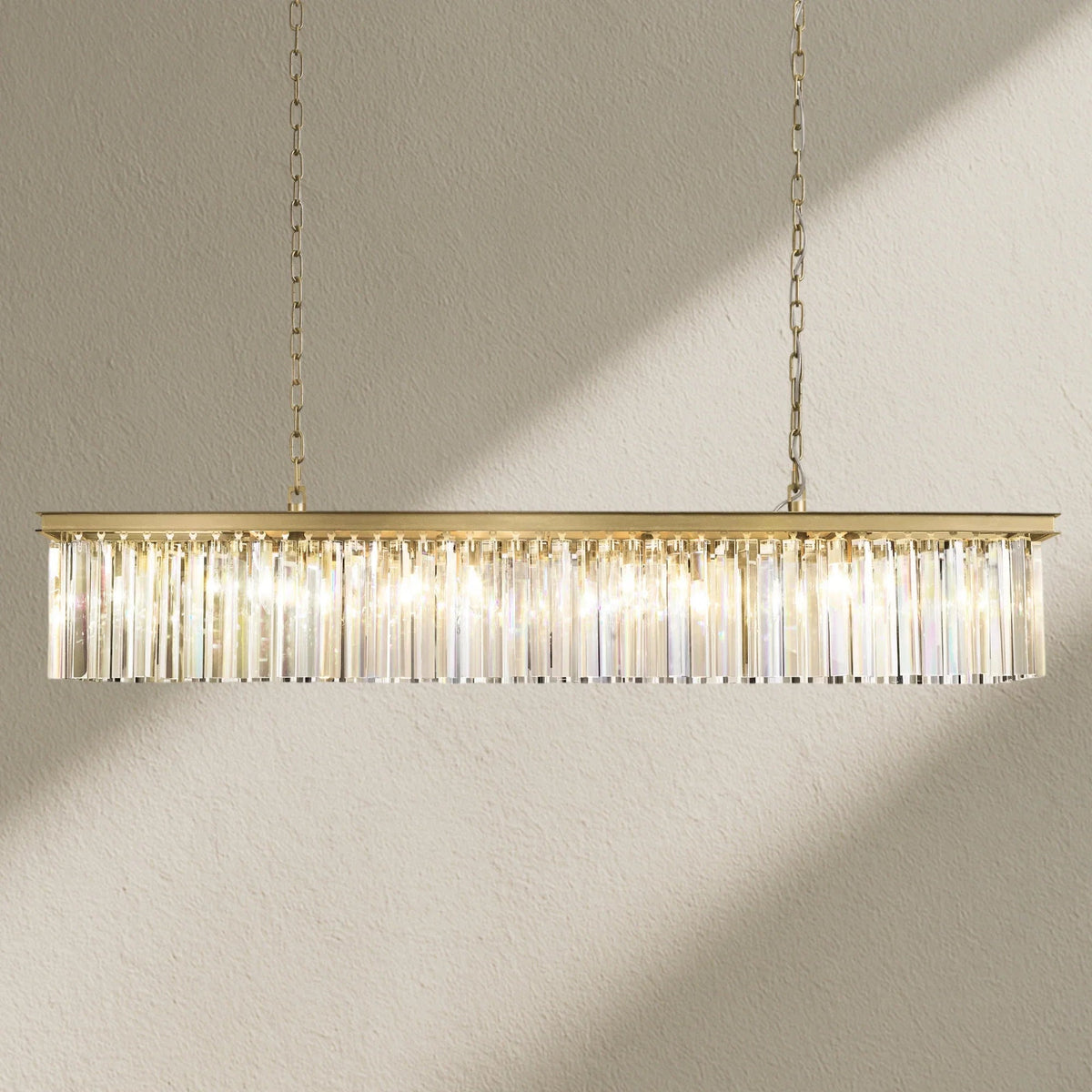 Rhyfz Rectangular Chandelier 59" - Zelno