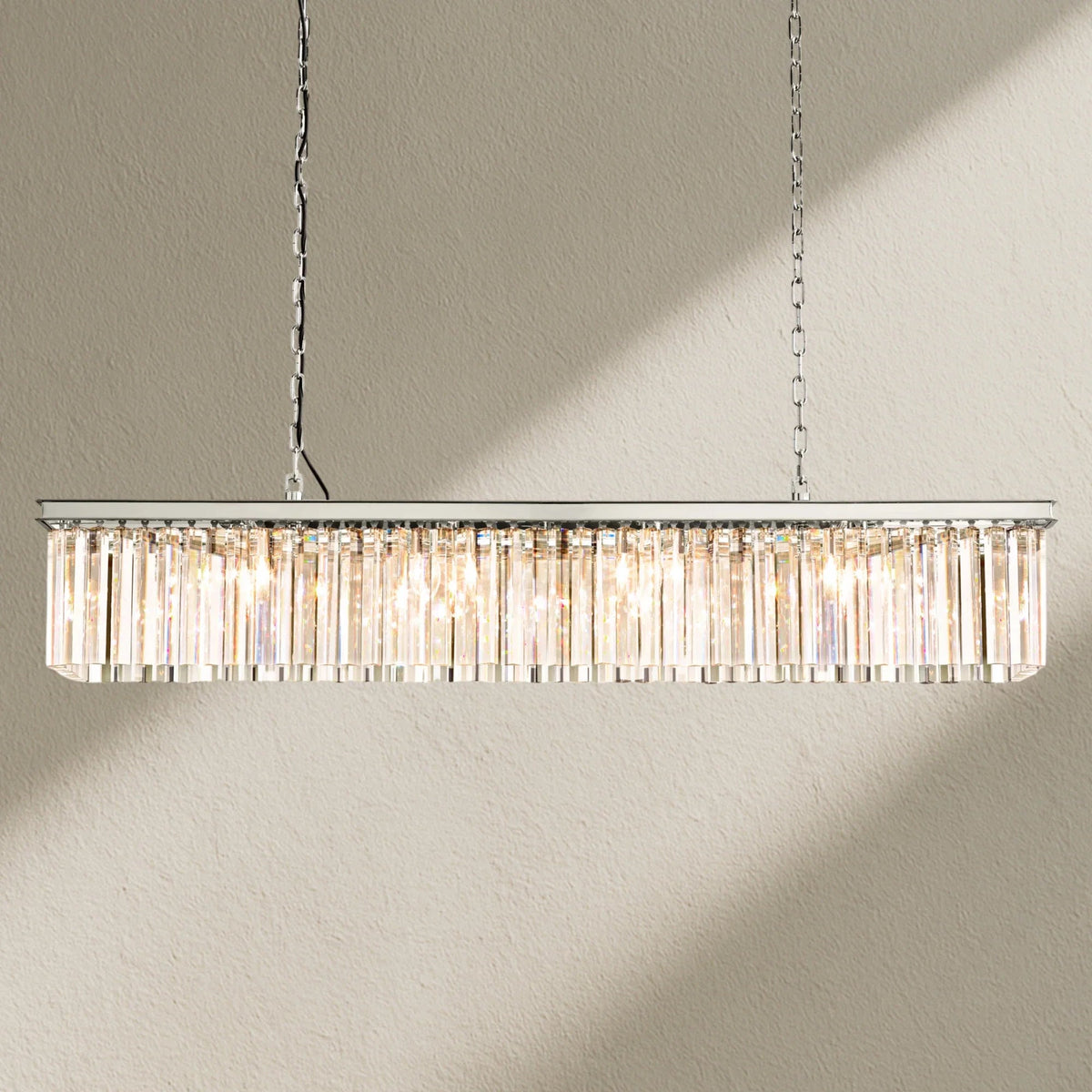 Rhyfz Rectangular Chandelier 59" - Zelno