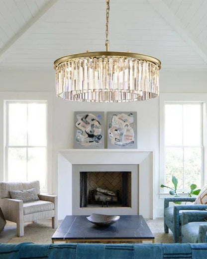 Rhyfz Round Chandelier 32" - Zelno