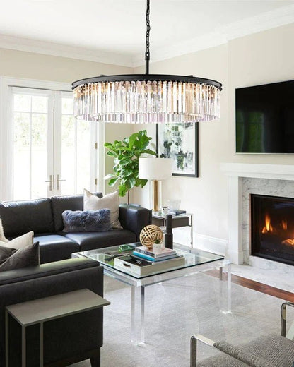 Rhyfz Round Chandelier 32" - Zelno