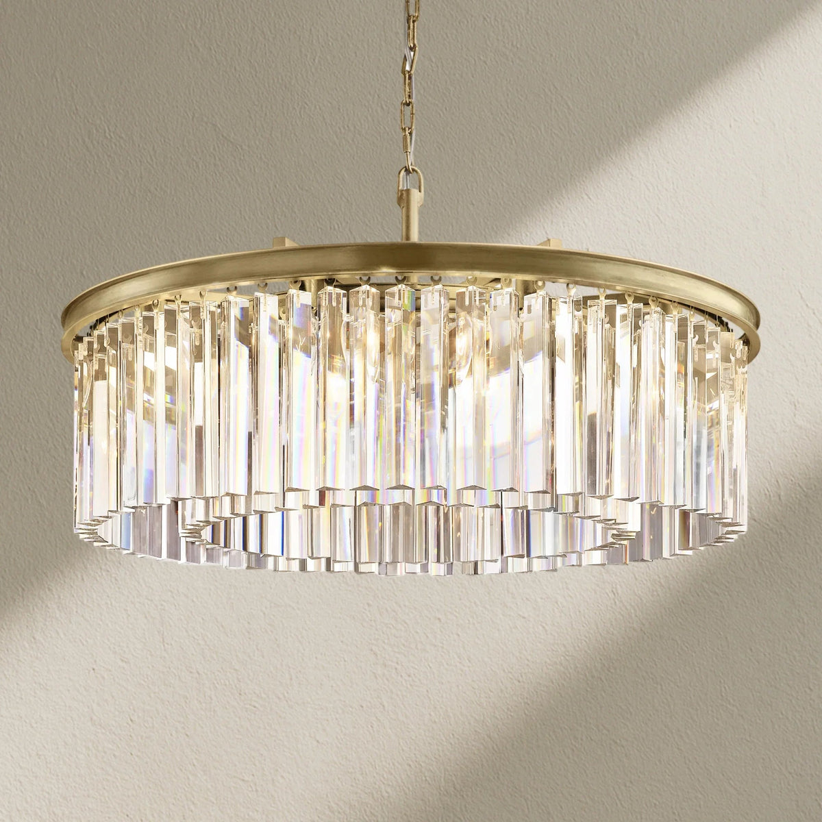 Rhyfz Round Chandelier 32" - Zelno