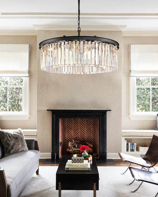 Rhyfz Round Chandelier 32" - Zelno