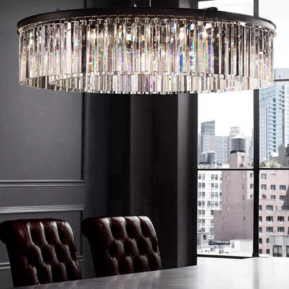 Rhyfz Round Chandelier 32" - Zelno