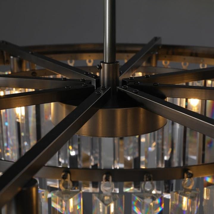 Rhyfz Round Chandelier 32" - Zelno