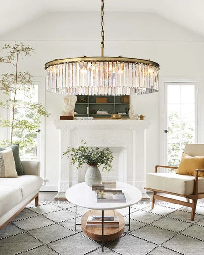 Rhyfz Round Chandelier 32" - Zelno