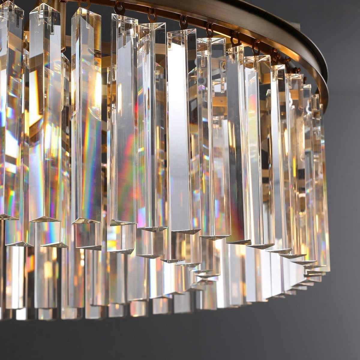 Rhyfz Round Chandelier 43" - Zelno