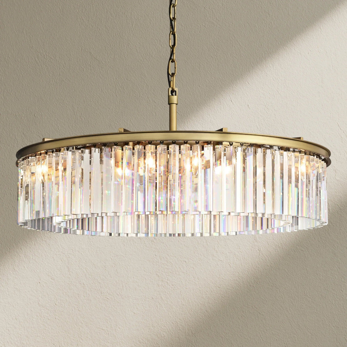 Rhyfz Round Chandelier 43" - Zelno