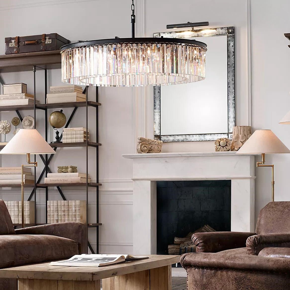 Rhyfz Round Chandelier 43" - Zelno