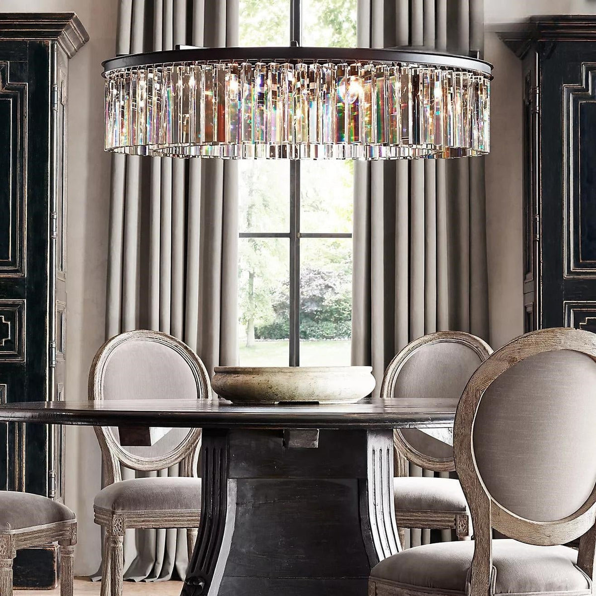 Rhyfz Round Chandelier 43" - Zelno