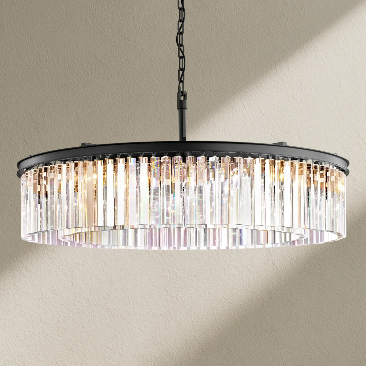 Rhyfz Round Chandelier 43" - Zelno