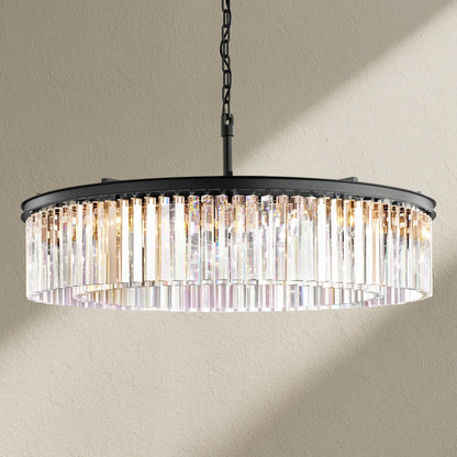 Rhyfz Round Chandelier 43" - Zelno