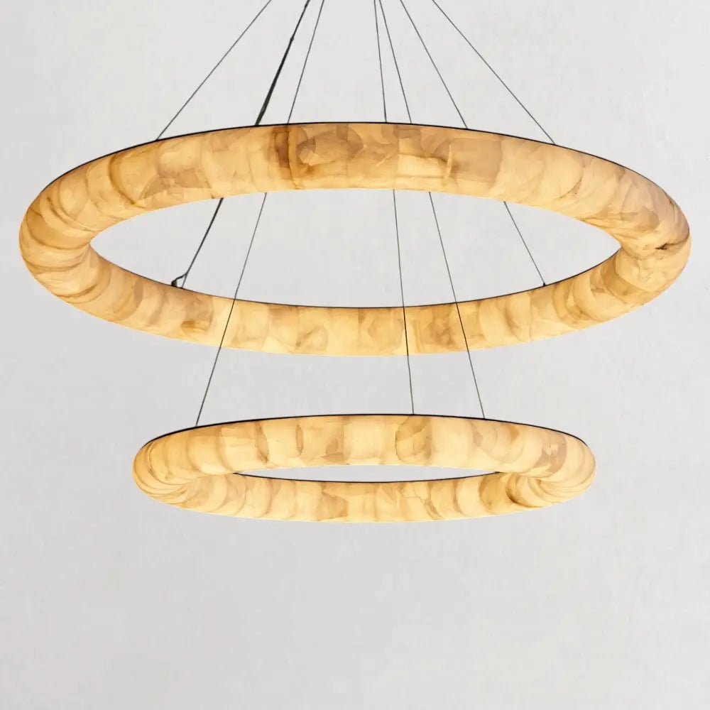 Rivaga Lisse Two-Tiered Round Chandelier - Zelno