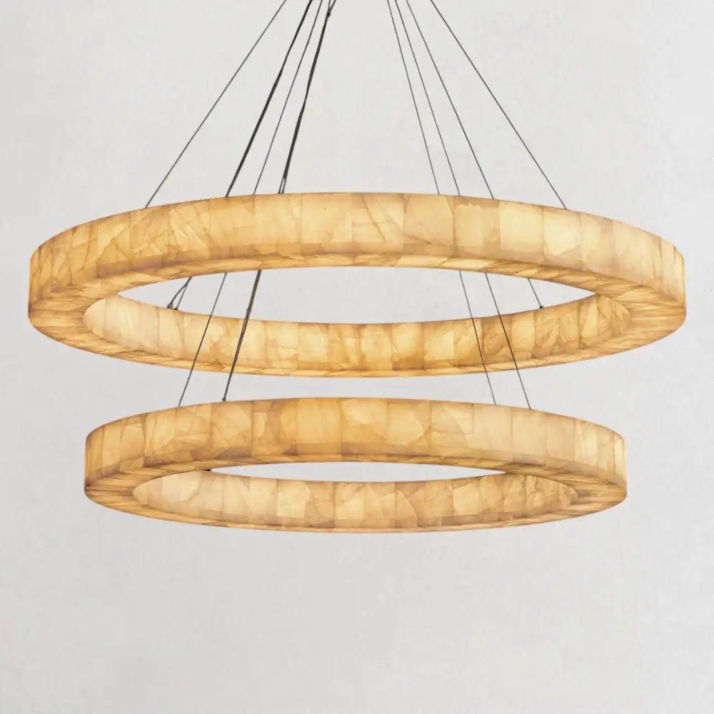 Rivaga Lueur Two-Tier Round Chandelier - Zelno