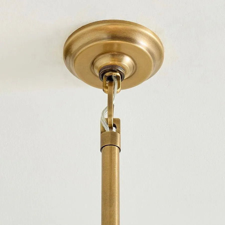 Riviera Glass Disc Chandelier 26" - Zelno Lighting
