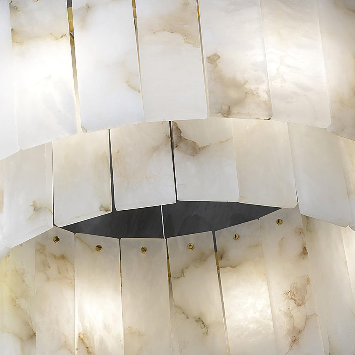 Rock Alabaster Chandelier 23.6" 31.4" - Zelno Lighting