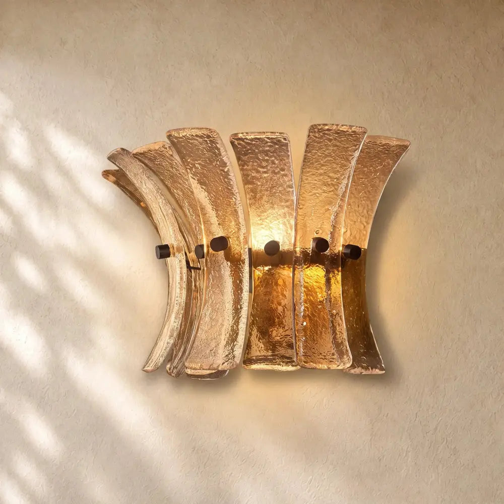Romanion Glass Sconce 13” - Zelno