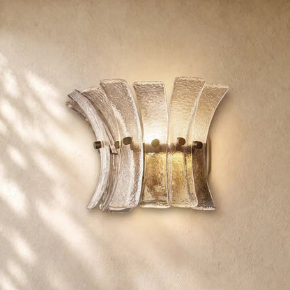 Romanion Glass Sconce 13” - Zelno