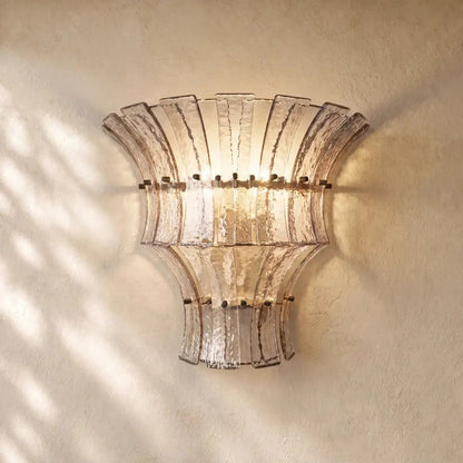 Romanion Glass Sconce 15” - Zelno