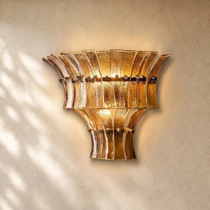 Romanion Glass Sconce 15” - Zelno