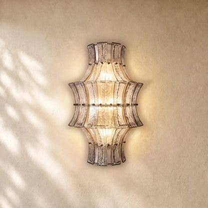 Romanion Glass Sconce 23” - Zelno