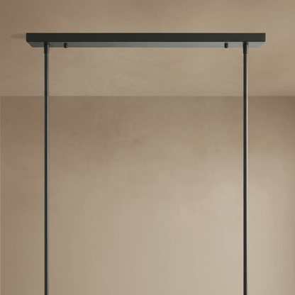 Roscoe 60" Linear Chandelier in Bronze - Zelno