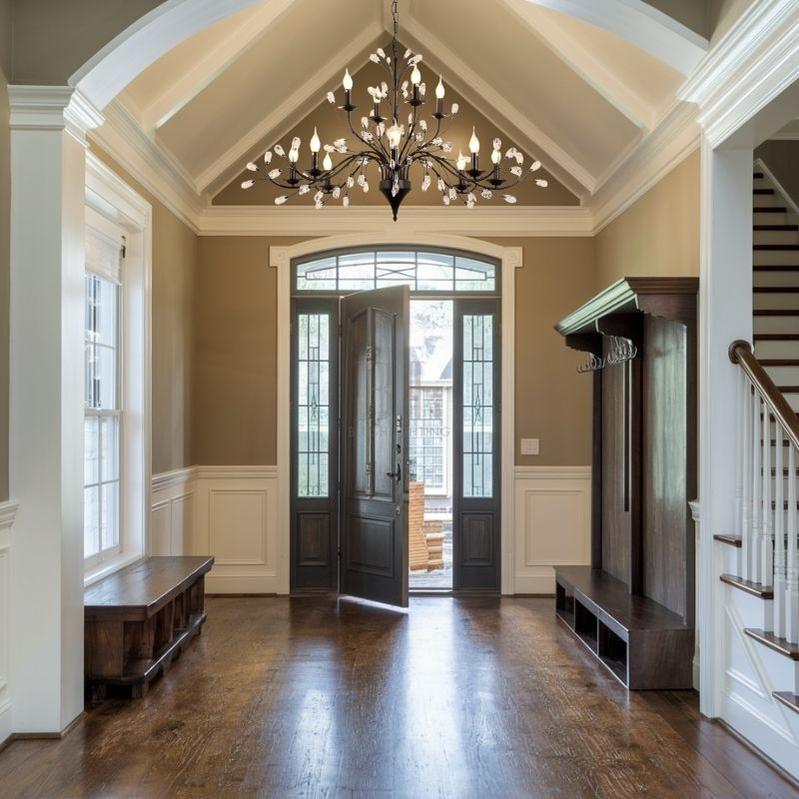 Rustic Wrought Iron Chandeliers 12 Lights - Zelno Lighting