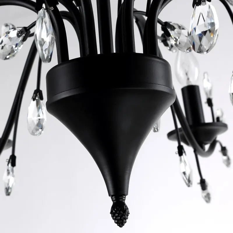 Rustic Wrought Iron Chandeliers 12 Lights - Zelno Lighting