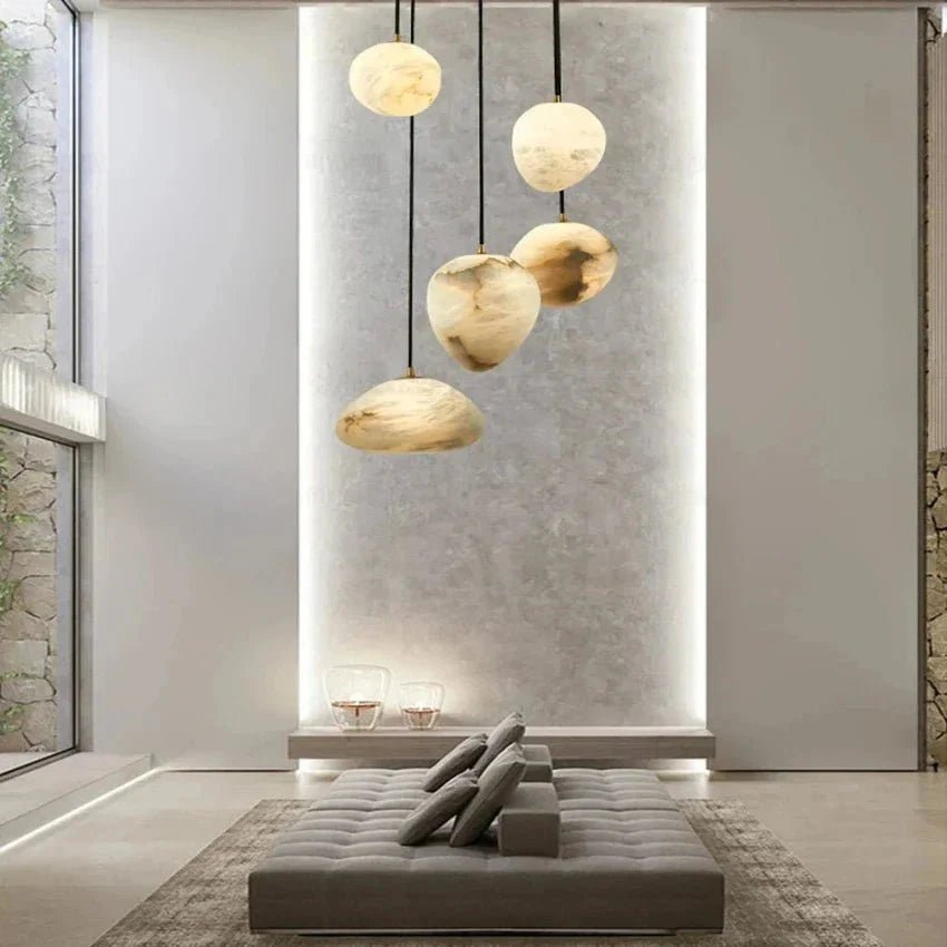 Sage Marble Chandelier - Zelno Lighting