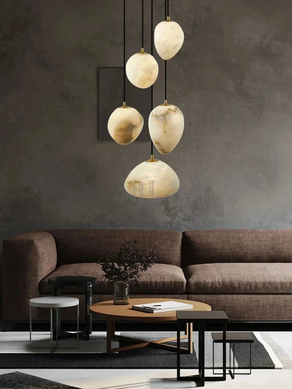 Sage Marble Chandelier - Zelno Lighting