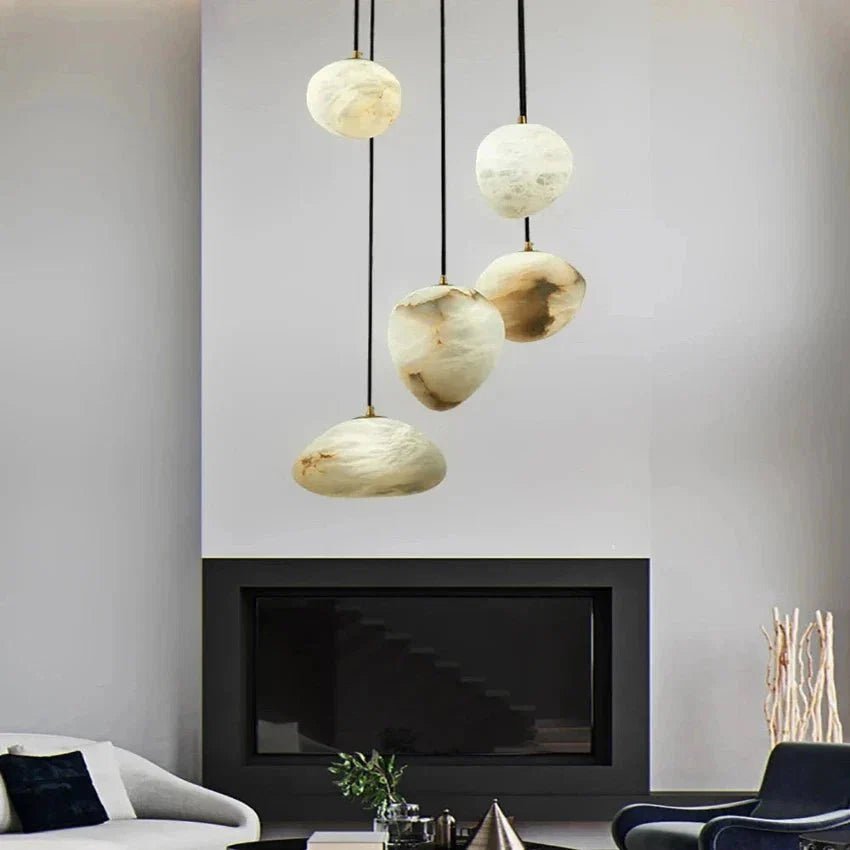 Sage Marble Chandelier - Zelno Lighting