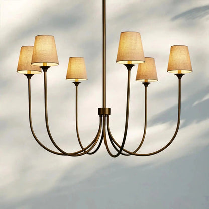 Saige Round Chandelier - Zelno Lighting