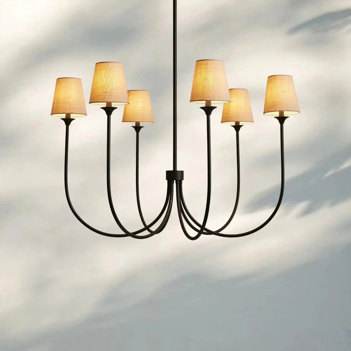 Saige Round Chandelier - Zelno Lighting
