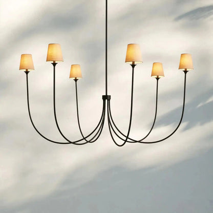 Saige Round Chandelier - Zelno Lighting
