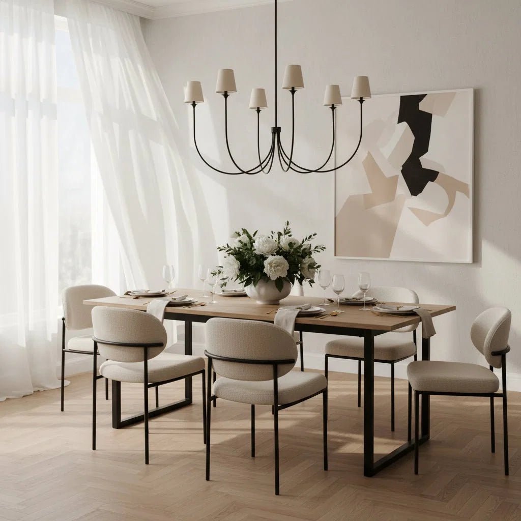 Saige Round Chandelier - Zelno Lighting