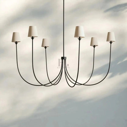 Saige Round Chandelier - Zelno Lighting