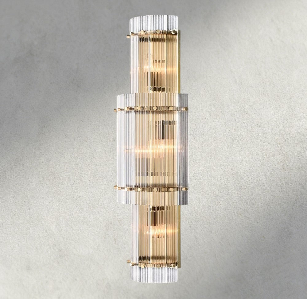 Brass San Marco Grand Round Sconce