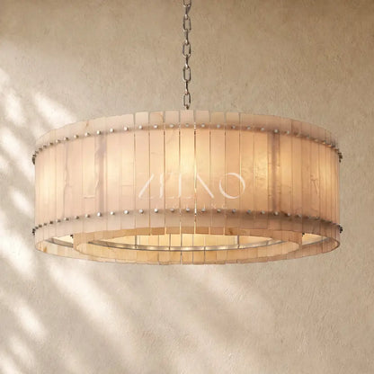 San Marcon Alabaster Round Chandelier - Zelno