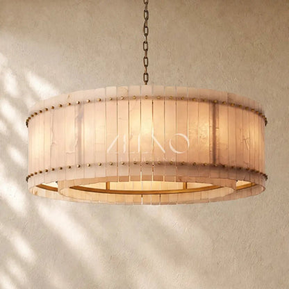 San Marcon Alabaster Round Chandelier - Zelno