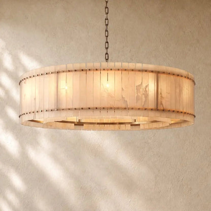 San Marcon Alabaster Round Chandelier - Zelno