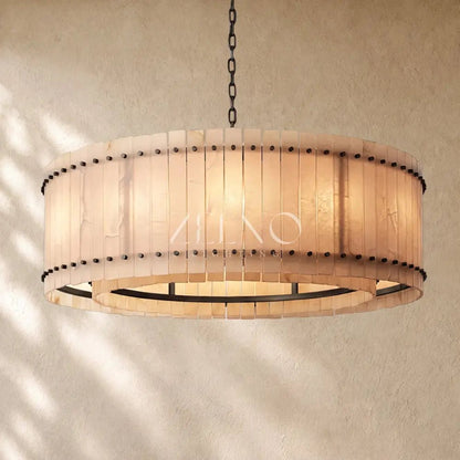 San Marcon Alabaster Round Chandelier - Zelno