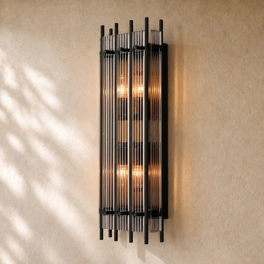 San Marcon Glass Grand Rectangular Sconce - Zelno