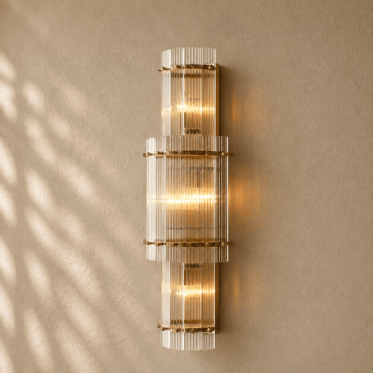 San Marcon Glass Grand Round Sconce - Zelno