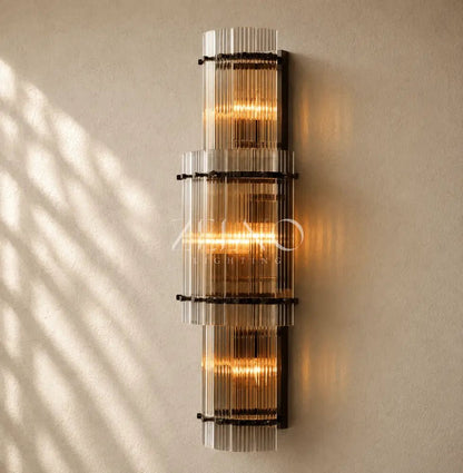 San Marcon Glass Grand Round Sconce - Zelno