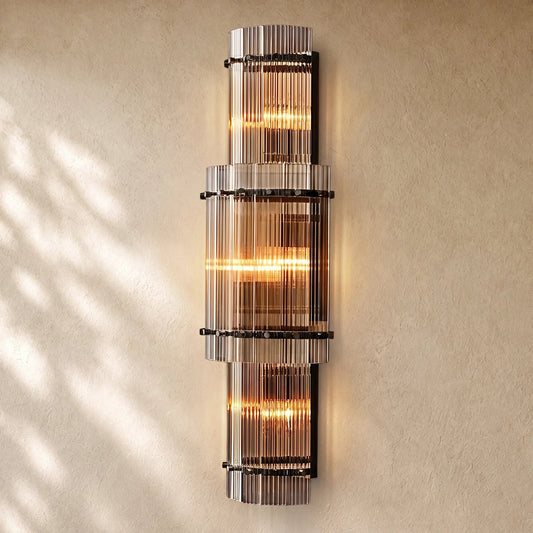 San Marcon Glass Grand Round Sconce - Zelno