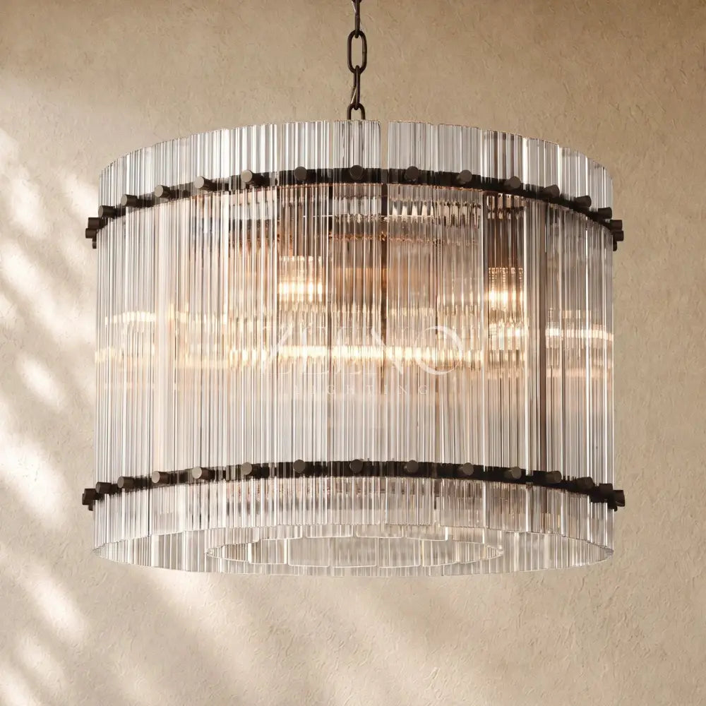 San Marcon Glass Round Chandelier - Zelno