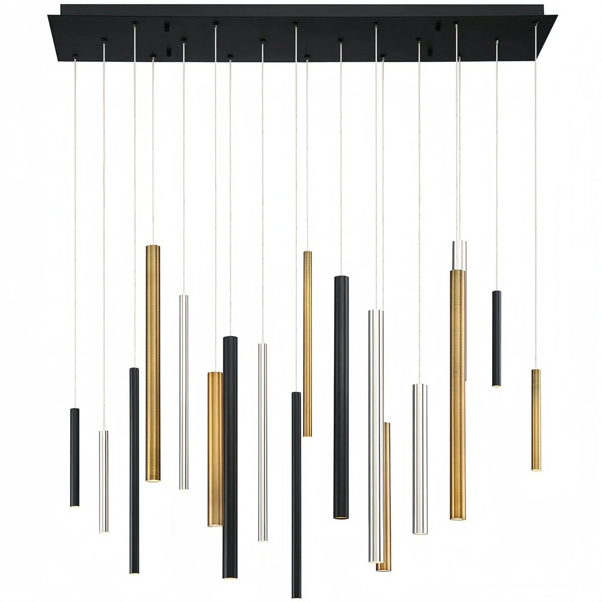 Santana Modern Linear Multi Light Pendant for Kitchen Island - Zelno Lighting